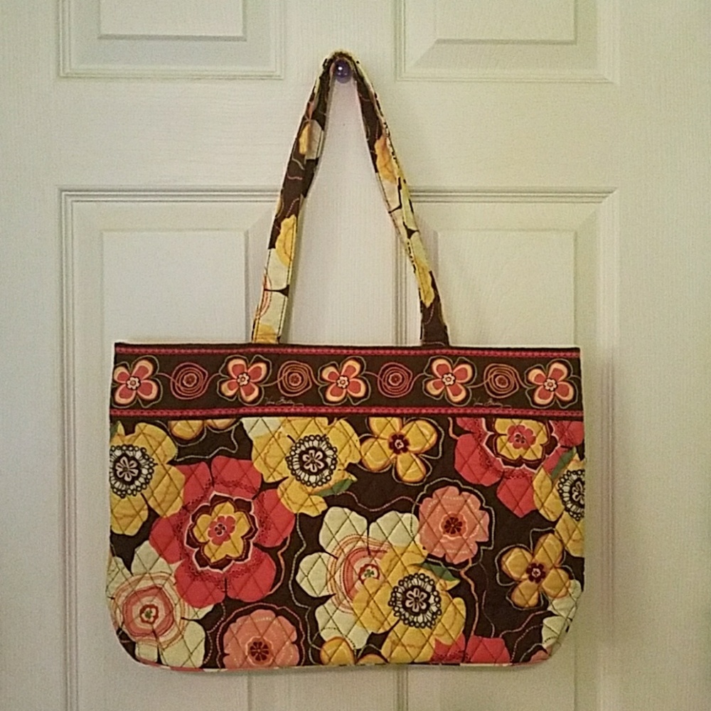 Large floral Vera Bradley purse bag - Picture 1 of 4